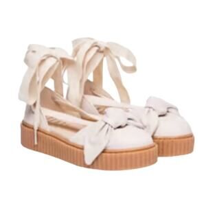 FENTY X PUMA RIHANNA BOW CREEPER OFF WHITE SIZE 8